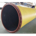 flexible large diameter flanged steel wire drainage hose